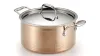 Lagostina Martellata Copper 5-Quart Covered Stewpot