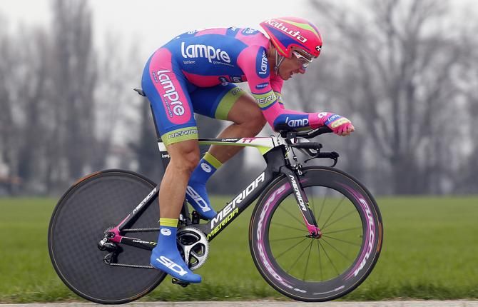 Adriano Malori (Lampre-Merida) on his winning ride