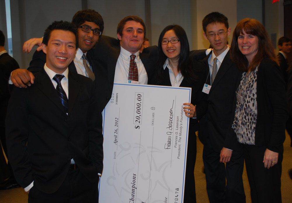 Moody&#039;s Mega Math (M3) Challenge champions