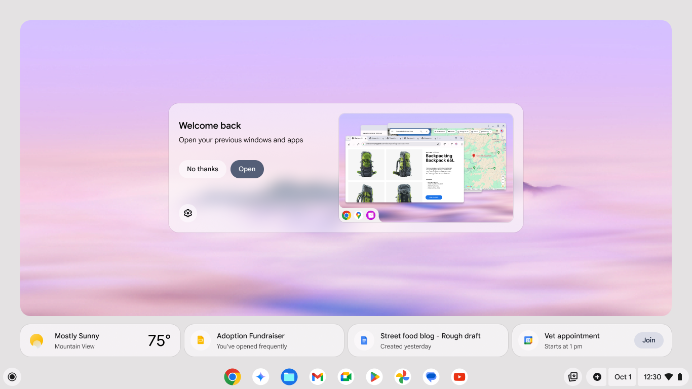 Все пользователи Chromebook теперь могут использовать новую функцию «Быстрая вставка».