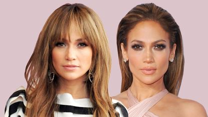 jennifer lopez hairstyles with bangs