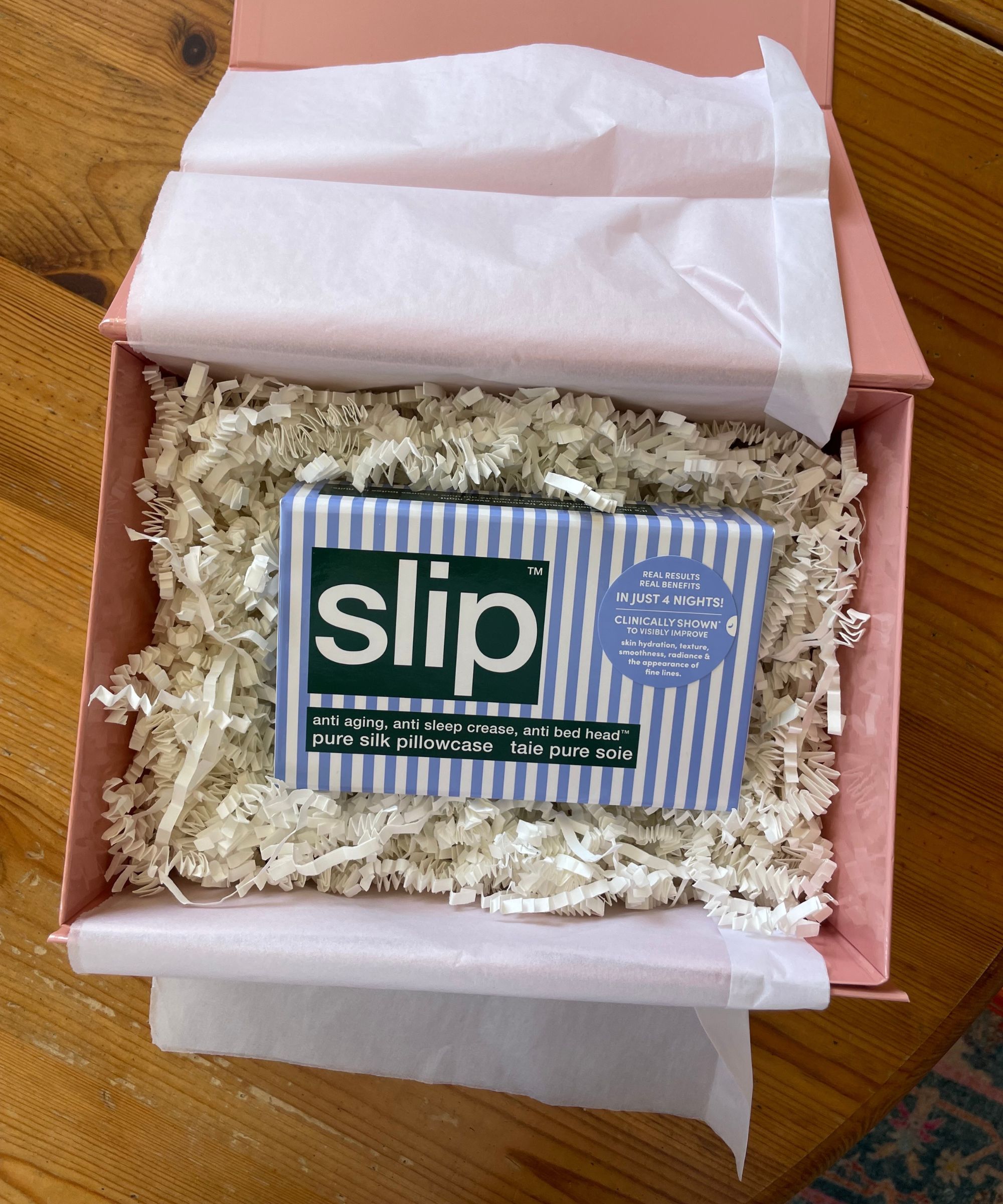 slip silk pillowcases in sophie edwards room