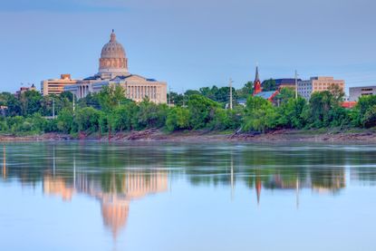 The Missouri State Capitol located in Jefferson City