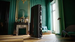 Magico M7 press shot in a room