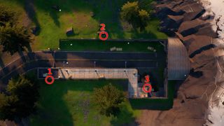 Fortnite Wiretaps locations at the Tunnel south of Retail Row