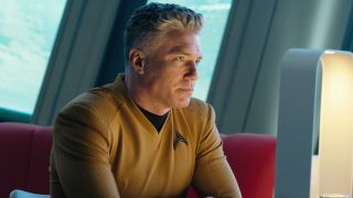 Anson Mount as Captain Christopher Pike in Star Trek: Strange New Worlds