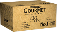 Purina Gourmet Cat Food Perle Chef's Collection RRP: £41.96 | Now: £29.40 | Save: £12.56 (30%)