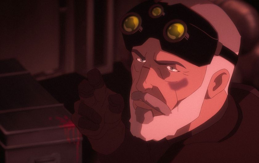 Sam Fisher with night vision goggle