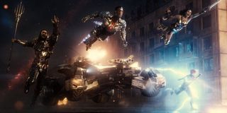 The Justice League storms the frame in Justice League.