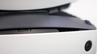 An up close look at one of the vents on the front of the PlayStation VR2