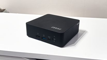 The MSI Cubi 3M on a desk