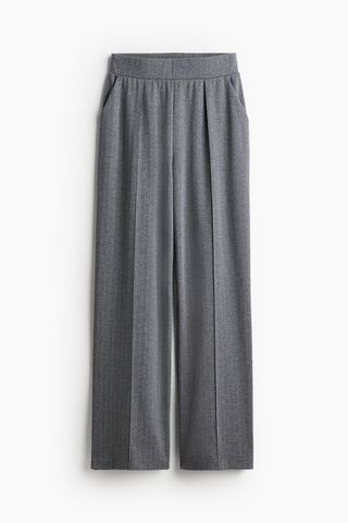 High-Waisted Tailored Trousers