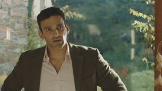 A shot from episode one of Beyond Paradise showing Davood Ghadami as Ben Tyler