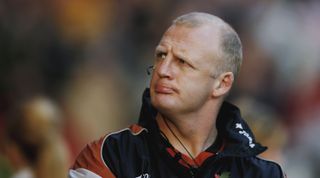 LONDON - NOVEMBER 04: Charlton Athletic manager Iain Dowie looks on during the Barclays Premiership match between Charlton Athletic and Manchester City at The Valley on November 4, 2006 in London, England. (Photo by Ian Walton/Getty Images)