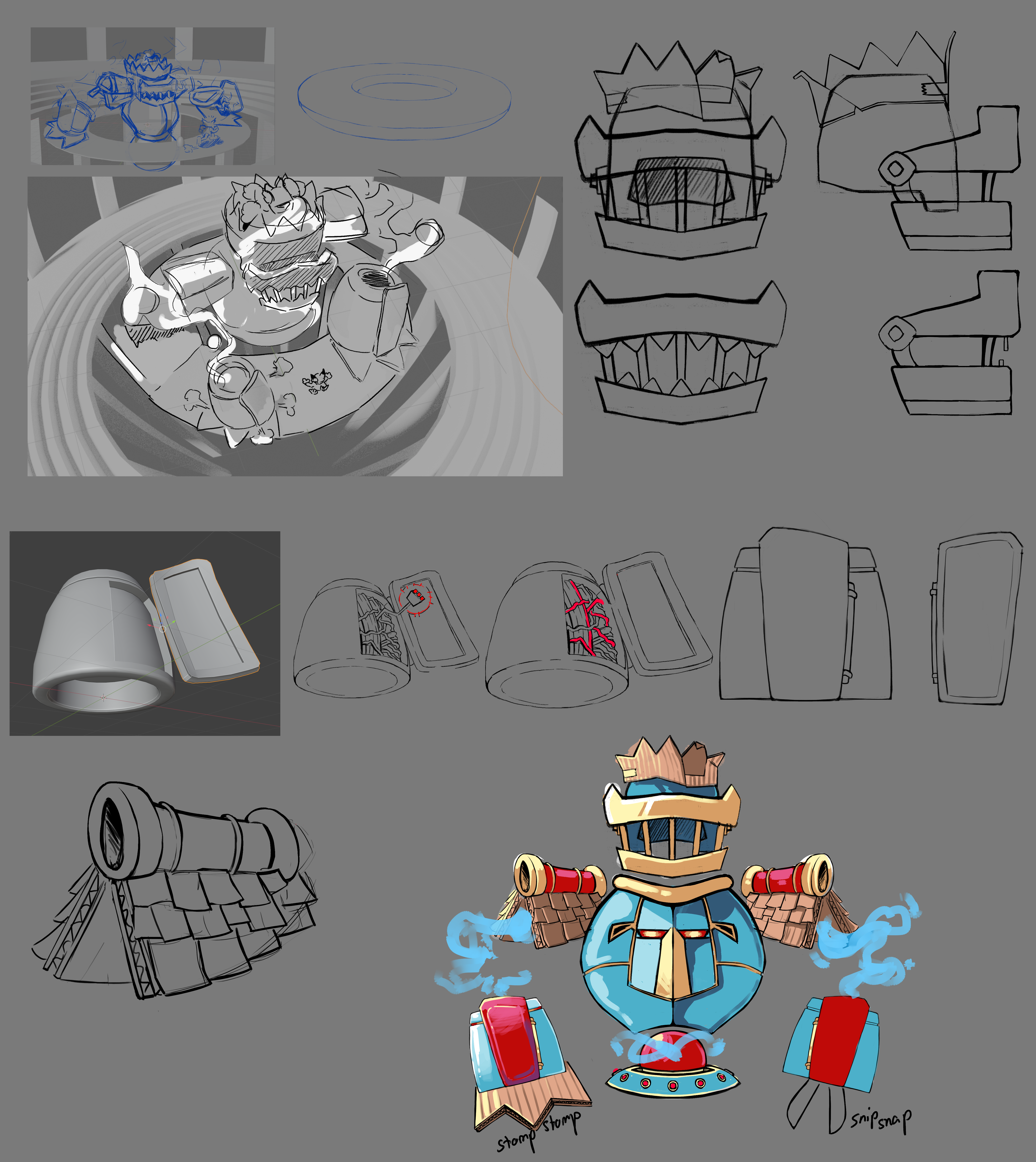 Bubsy 4D concept art