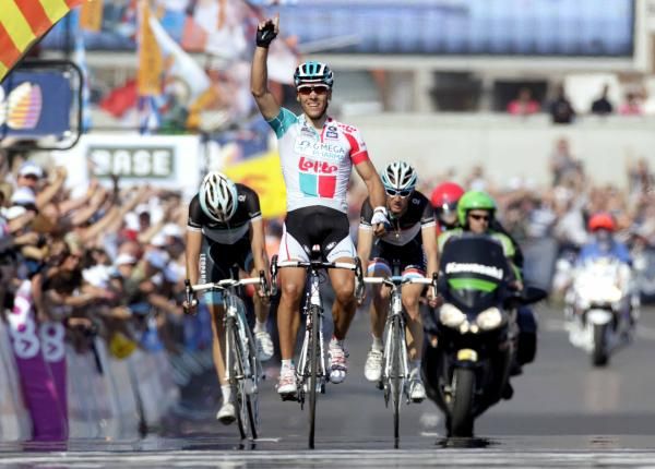 Philippe Gilbert (Omega Pharma-Lotto) makes it four wins out of four in a stunning 10-day period.