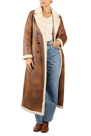 Artico Reversible Faux Shearling Coat