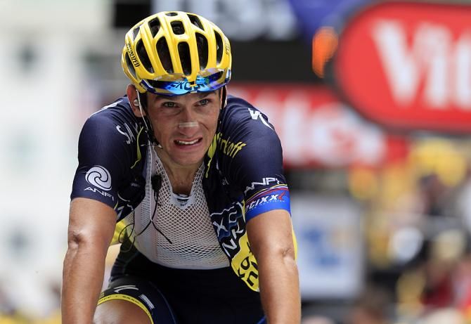 Jakob Fuglsang (Saxo-Tinkoff) dropped behind Nairo Quintana in the overall classification