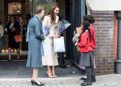 Kate Middleton Wore Self-Portrait for First Engagement With Anne ...