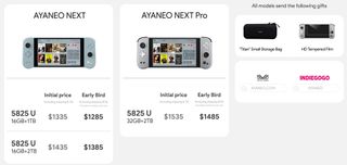 AyaNeo Next / Pro handhelds