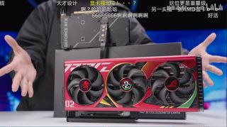 RTX 4090 connected as a secondary GPU via ASUS Dual GeForce RTX 4060 Ti via its M.2 slot using PCIe x16 to M.2 adapter