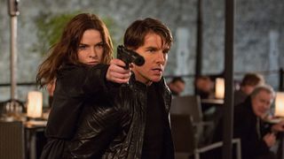 Tom Cruise and Rebecca Ferguson in Mission: Impossible – Rogue Nation