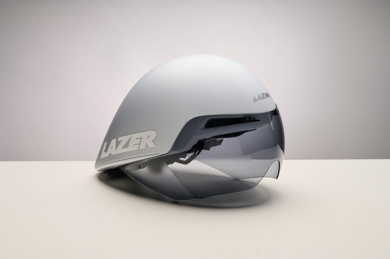 Lazer Volante TT helmet photographed in the Cycling Weekly studio