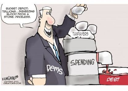 Dems take taxpayer money