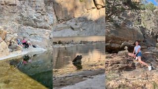 A selection of images from a mountain walk in Oman's mountains