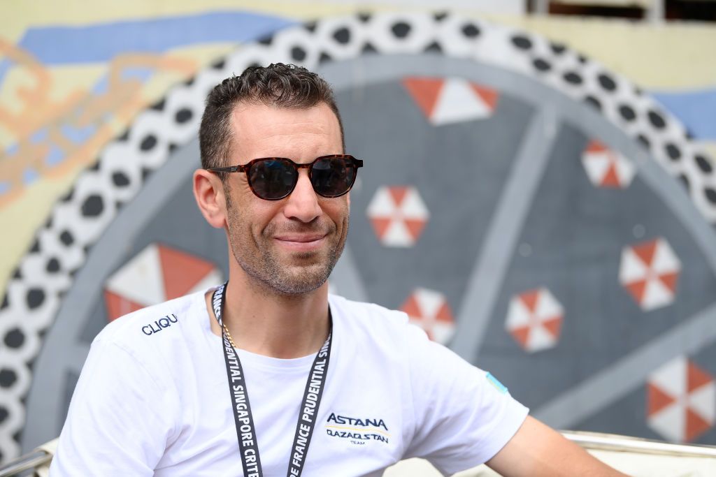 The now retired two-time Giro d&#039;Italia winner Vincenzo Nibali