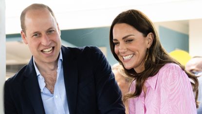 Prince William, Duke of Cambridge and Catherine, Duchess of Cambridge during a visit to Abaco on March 26, 2022