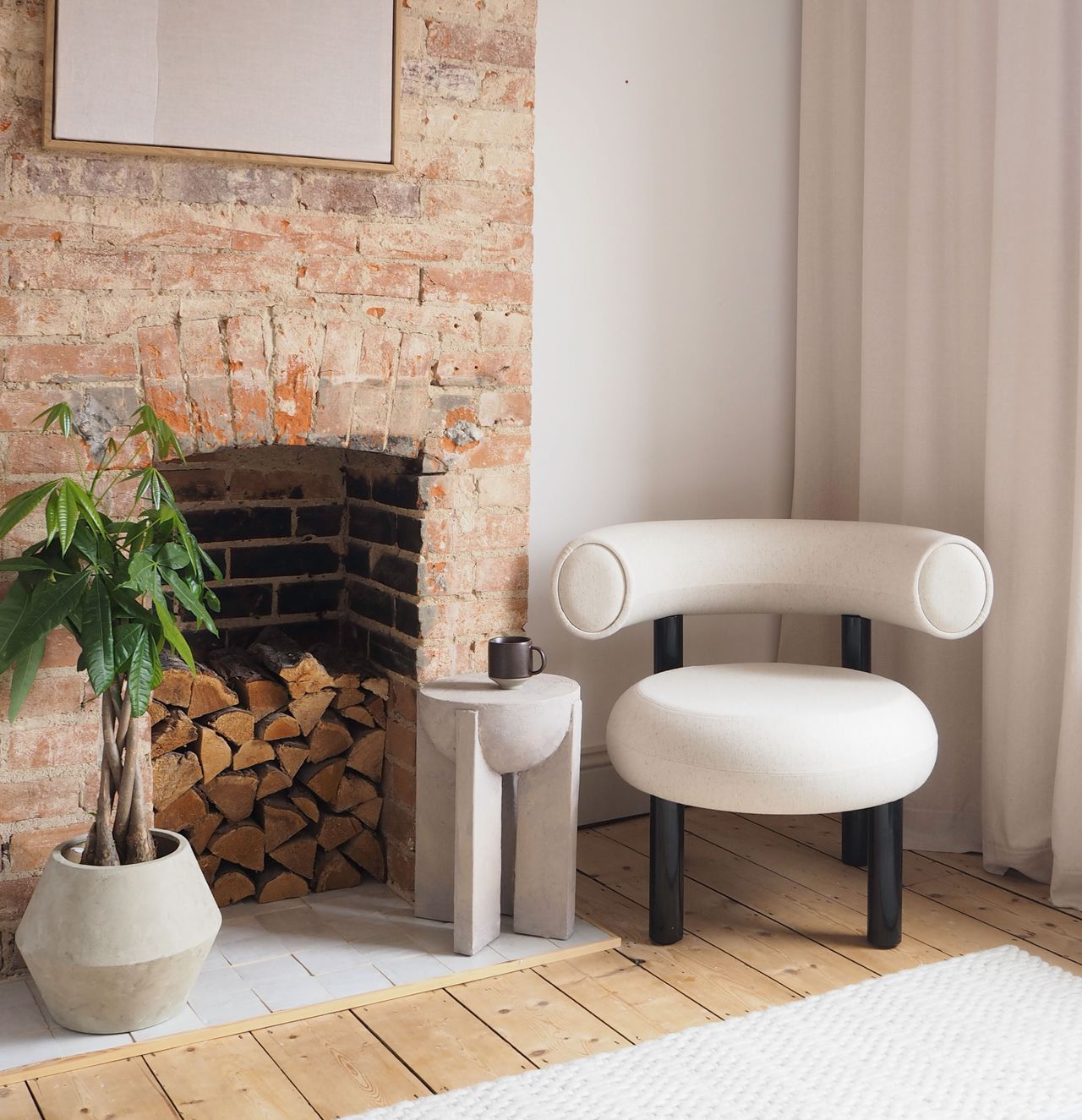 an ikea hack side table