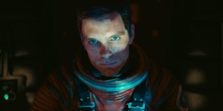 2001: A Space Odyssey Keir Dullea looking puzzled in his space suit