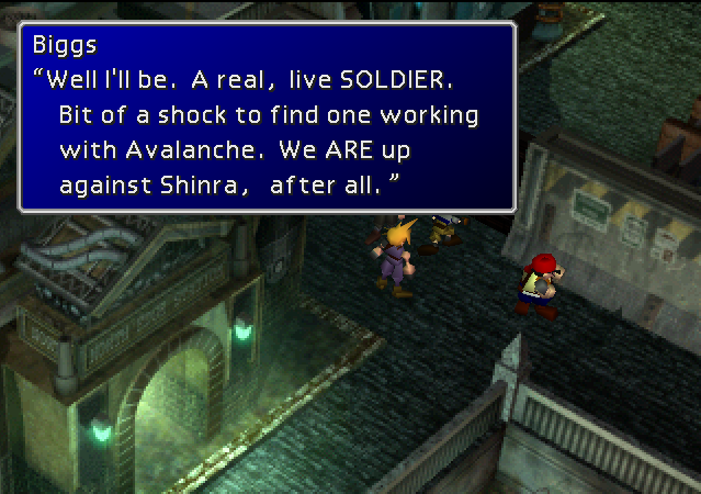 FF7 Shinra Archeology Cut mod text changes