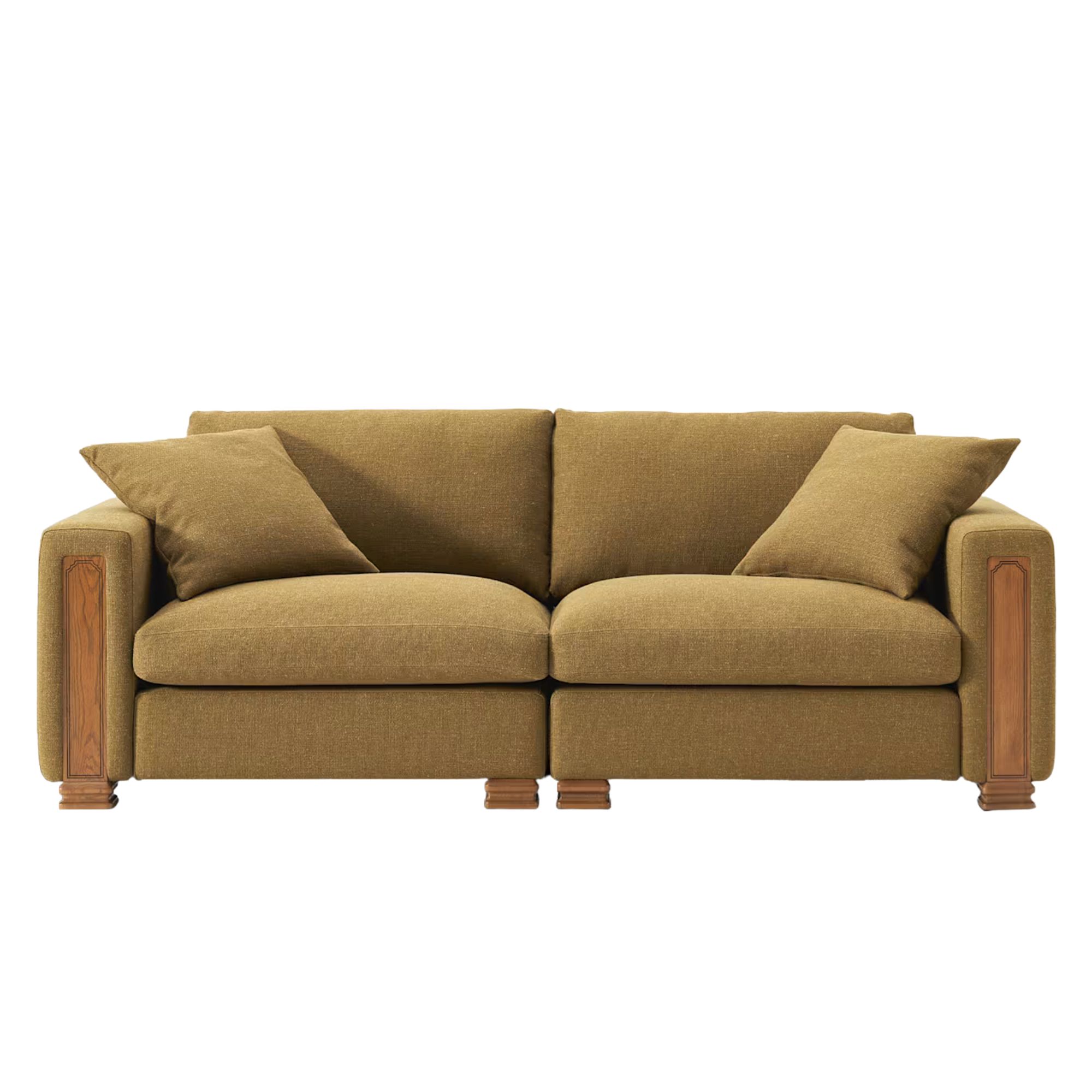 Castlery, Tan France Kagan 3 Seater Sofa