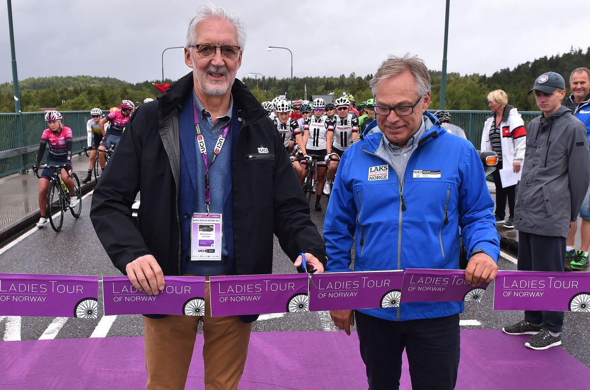 UCI president Brian Cookson was at the start
