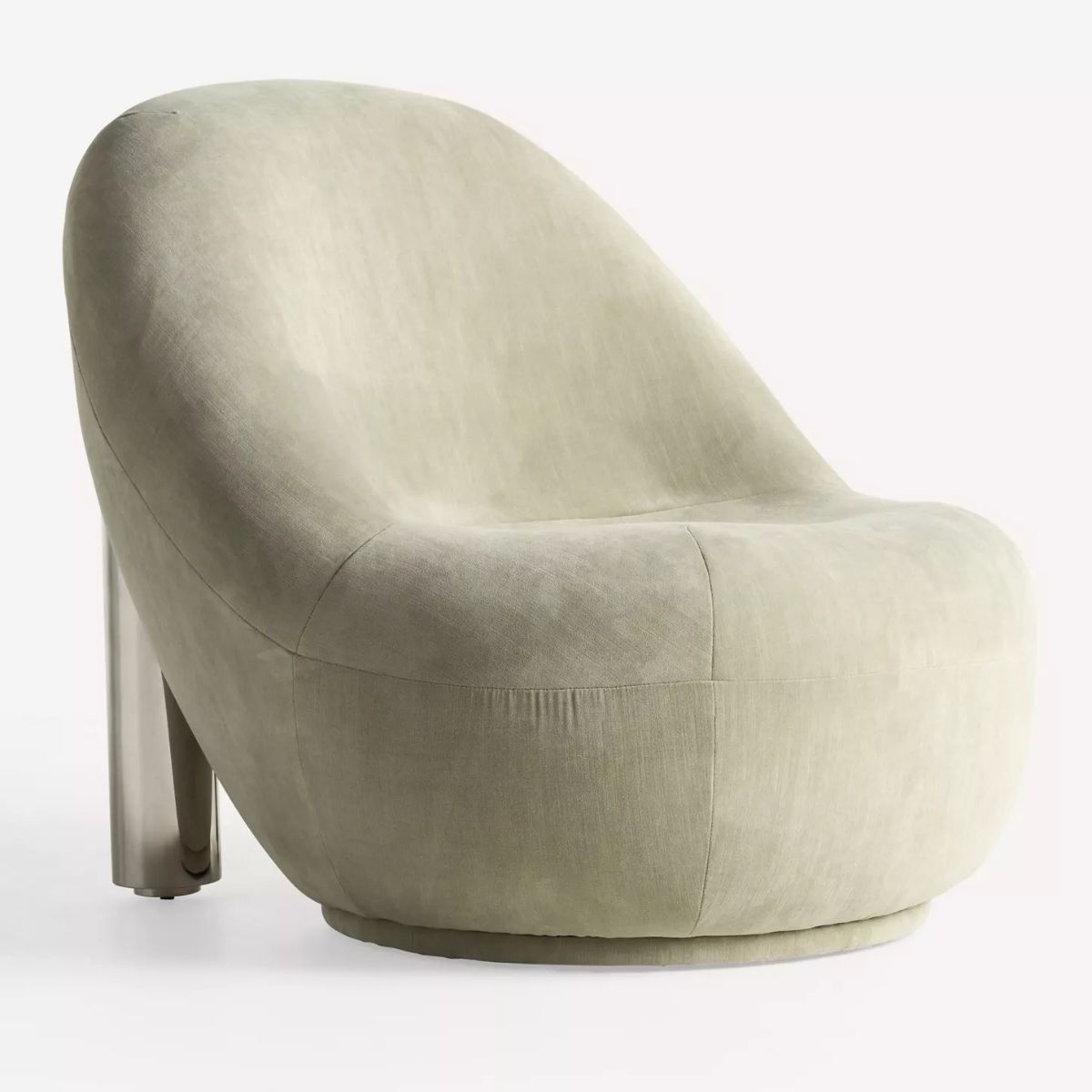 A modern gray chair
