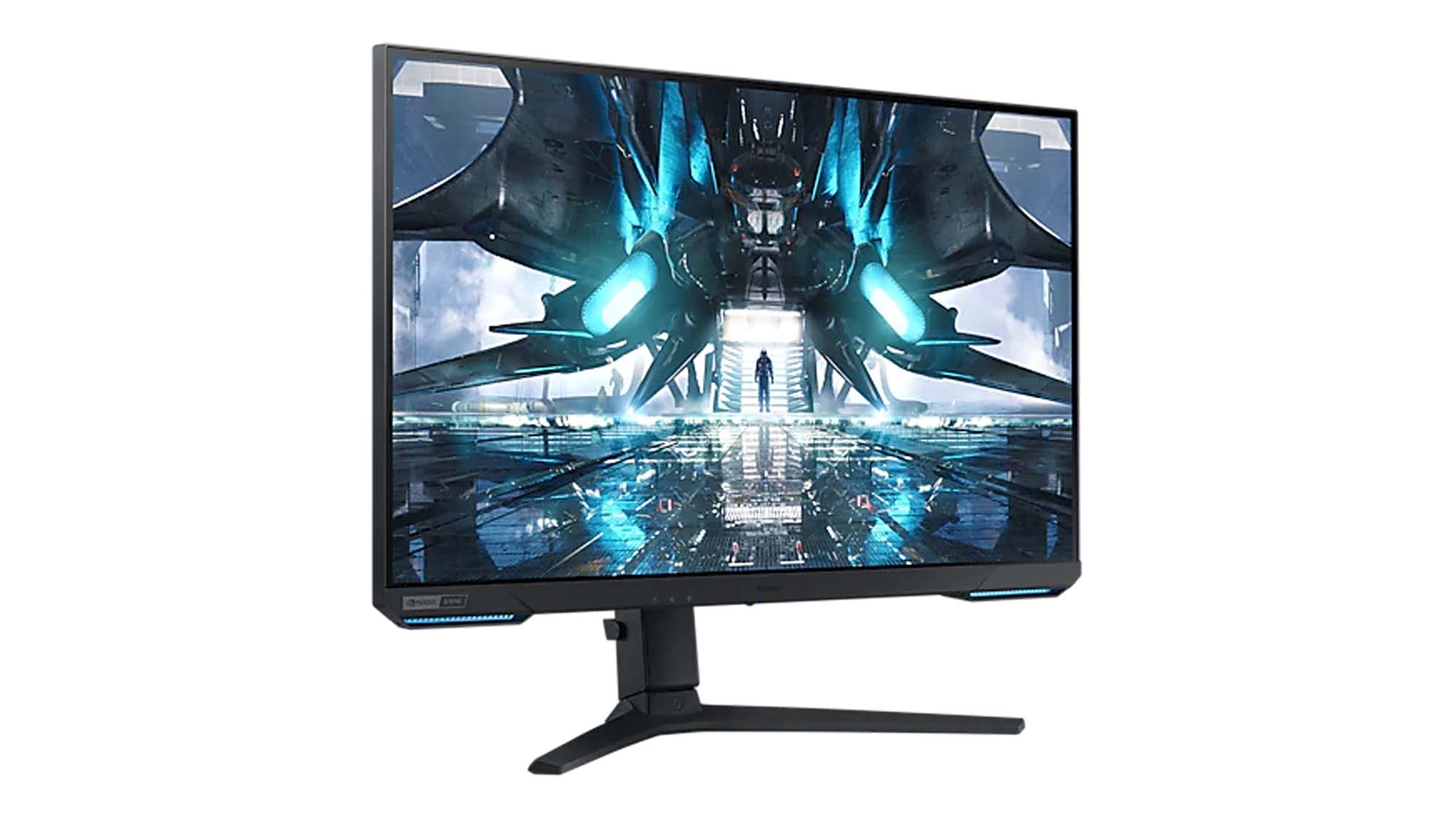 Product shot of Samsung Odyssey G70A, one of the best monitors for PS5