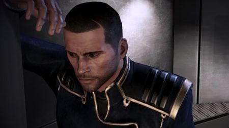 Shepard looking sad