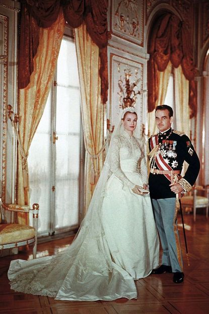 1956: Grace Kelly and Prince Rainer of Monaco 