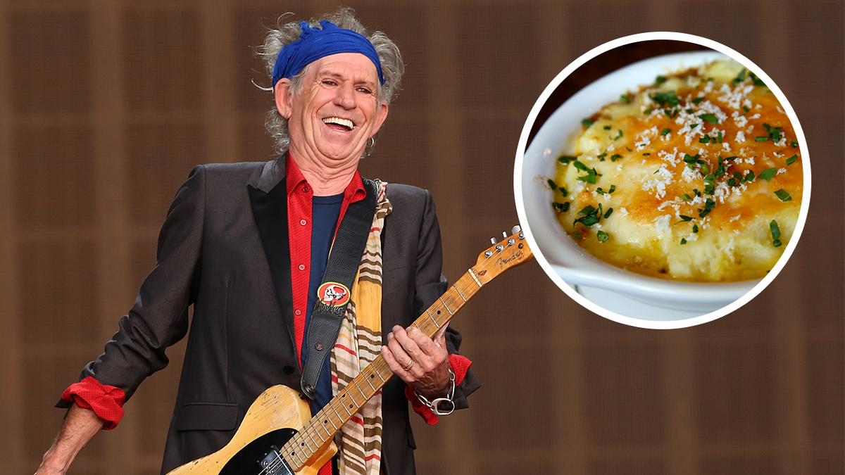 Keith Richards and his shepherd&#039;s pie