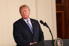 Donald Trump at press conference