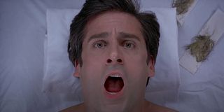 Steve Carrell screaming in The 40-Year-Old Virgin