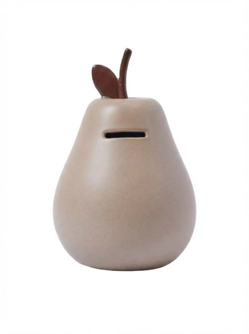 Pear Stoneware Money Bank