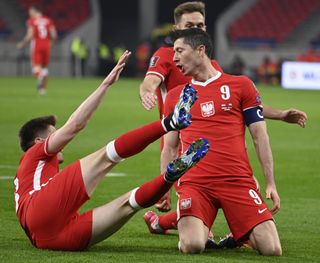 Poland will be without talisman Robert Lewandowski for their trip to Wembley.