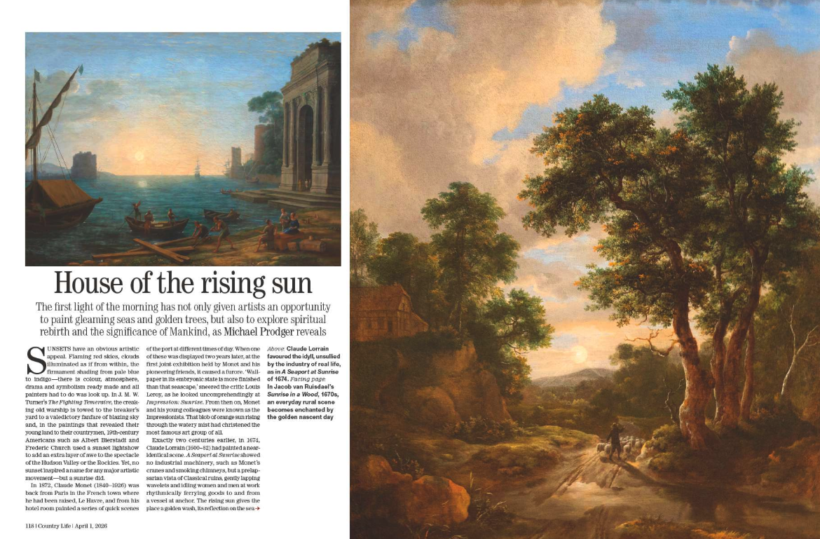 Spreads from Country Life 1 April 2026