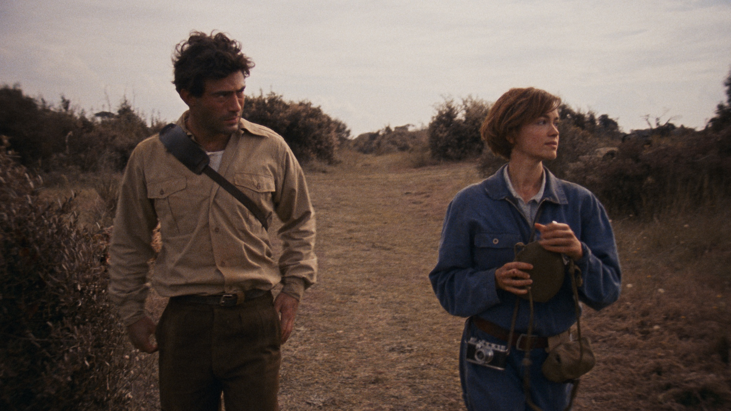 Film still from the 2026 movie The Girl with the Leica