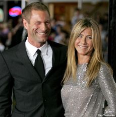 Jennifer Aniston and Aaron Eckhart - Celebrity News - Marie Claire