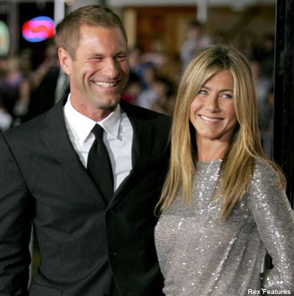 Jennifer Aniston and Aaron Eckhart - Celebrity News - Marie Claire