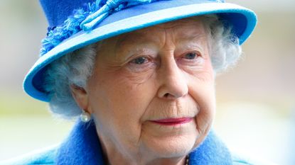 Queen Elizabeth II attends the QIPCO British Champions Day at Ascot Racecourse on October 18, 2014 in Ascot, England.